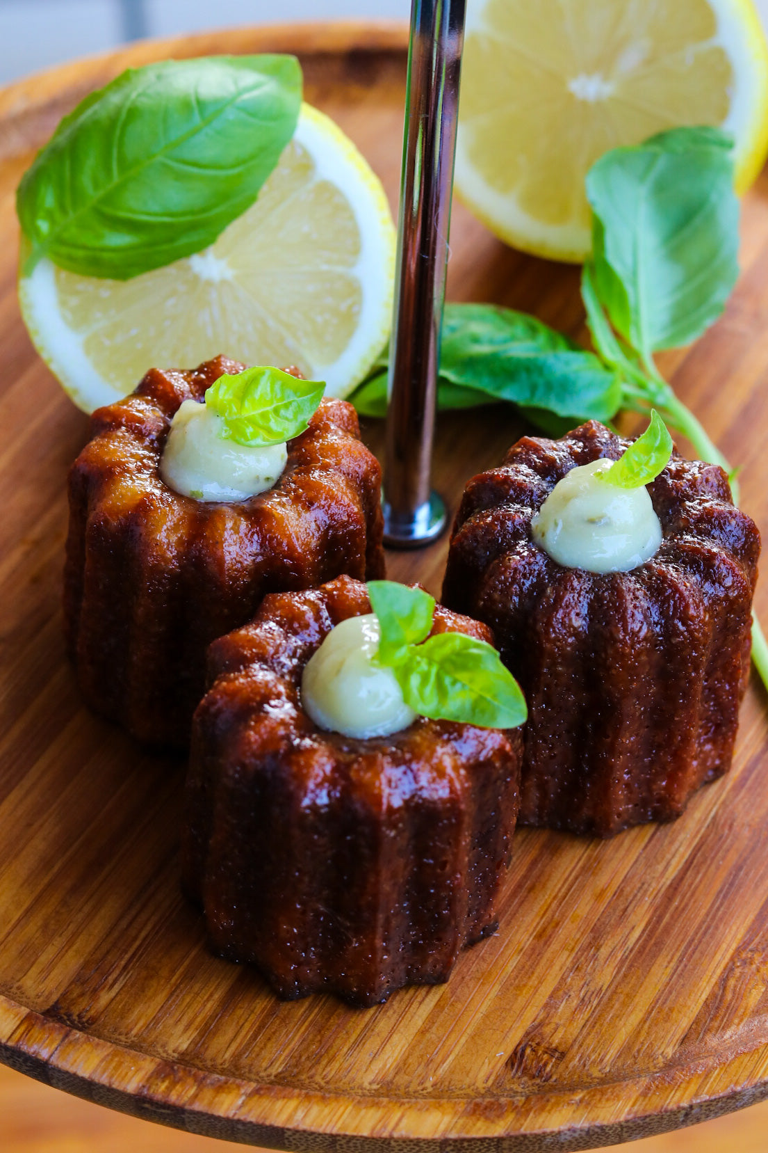 Canelé Citron Basilic