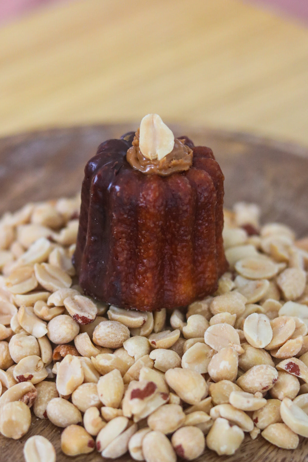 Beurre de cacahuètes enrobé de chocolat
